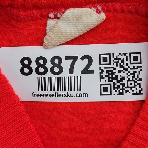 Vintage Towncraft Short Sleeve Sweatshirt Womens XS Ribbed Mock Neck 80s 90s - Picture 11 of 11